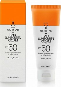 Youth Lab Daily Sunscreen Cream Normal-Dry Skin Spf50 50ml