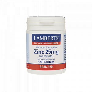Lamberts Zinc Citrate 25mg, 120s