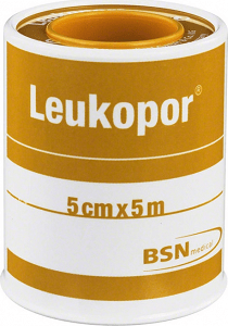 Bsn Leukopor Hypoallergic Surgical Tape 5m X 5cm