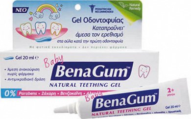Wellcon Benagum Natural Teething Gel 2m+, 20ml