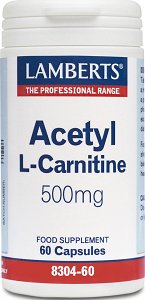 Lamberts Acetyl L-Carnitine 500mg 60Caps
