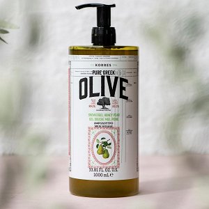 Korres Pure Greek Olive Shower Gel Honey  Pear 1000ml 33.81 FL.OZ.U.S