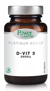 Power Health Classics Platinum Range D-vit3 2000IU 60tabs