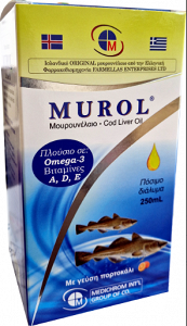 Medichrom Murol Cod Liver Oil with Orange Flavor 250ml