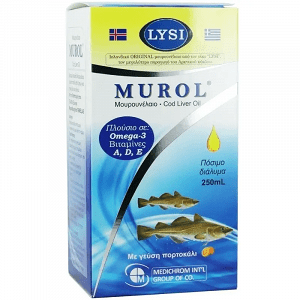 Medichrom Murol Cod Liver Oil with Orange Flavor 250ml