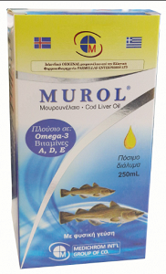 Medichrom Murol Cod Liver Oil with Natural Flavor 250ml