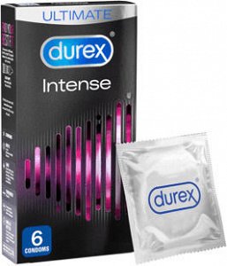 Durex Intense Stimulating Condoms 6pcs