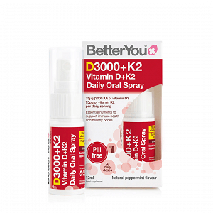 BetterYou DLux+ Vitamin D and K2 Oral Spray, 12ml