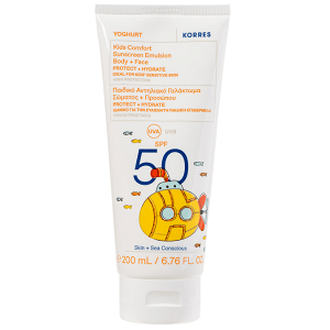 Korres Yoghurt Kids comfort Sunscreen Emulsion, spf50 , 200ml