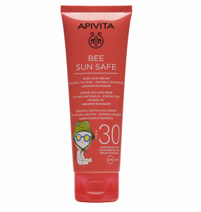 Apivita Suncare Babies Protection Sun Protection Cream for Infants and Toddlers SPF30, 100ml
