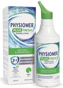 Physiomer Plus Fresh Nasal Spray for the Whole Family 135ml
