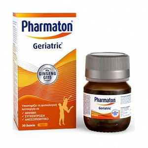Sanofi Pharmaton Geriatric with Ginseng G115, 30Caps