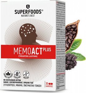 Superfoods MemoAct Plus 30Caps