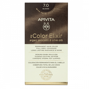 Apivita My Color Elixir Permanent Hair Color - Blonde 7.0, 1 PCs
