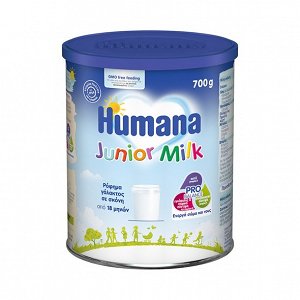 Humana Junior Milk Ρόφημα Γάλακτος σε Σκόνη από 18 Μηνών+, 700g