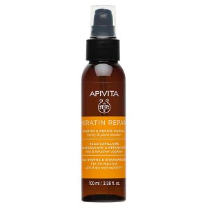 Apivita Keratin Repair Nourish & Repair Hair Oil with Honey & Plant Keratin, 100ml
