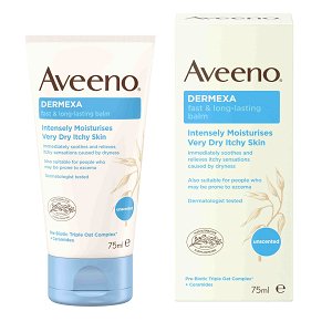 Aveeno Dermexa Fast & Long Lasting Itch Relief Balm, 75ml