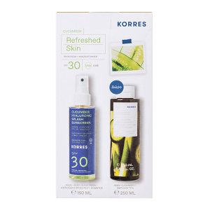 KORRES Cucumber Refreshed Skin Sunscreen Set