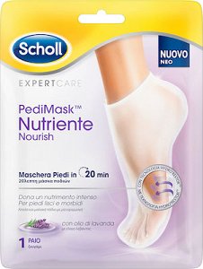 Scholl PediMask Nutriente Nourish Foot Mask With Lavender Oil, 1 pair