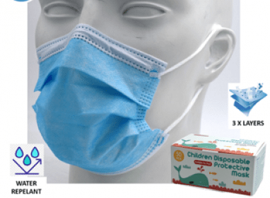  Children  Disposable Protective 3 Layer Face Mask