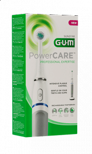 GUM PowerCARE™ Rechargeable Toothbrush and 2 Toothbrush Refills