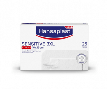 Hansaplast Sensitive 3XL 15x10cm 25pcs 