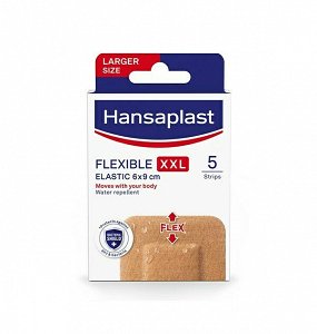 Hansaplast Flexible XXL 9x6cm 5pcs