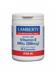 Lamberts E-400iu natural form 60caps