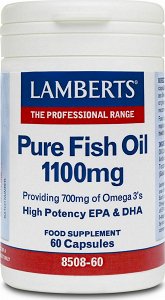 Lamberts Pure fish oil 1100mg 60caps