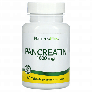 Nature''s Plus Pancreatin 1000mg 60Tabs