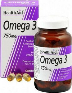 Health Aid Omega 3 750mg 60Caps