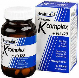 Health Aid Vitamin K Complex + Vit D3 30 caps