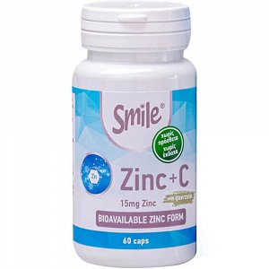 AM Health Zinc & C with Quercetin 15mg 60 Capsules