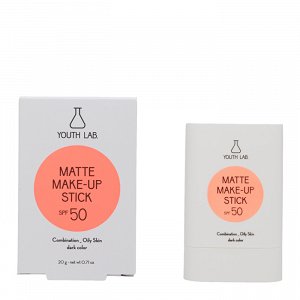 YOUTH LAB. Matte Make-Up Stick Dark SPF50 20g