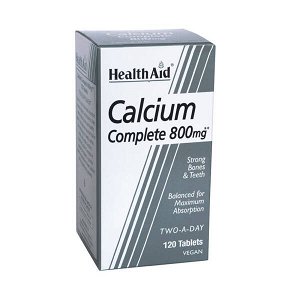 Health Aid Calcium Complete 800mg 120V.Tabs