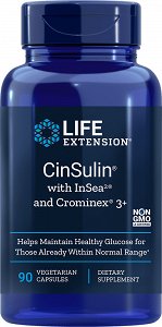 Life Extension Cinsulin With Glucose Management 90V.Caps