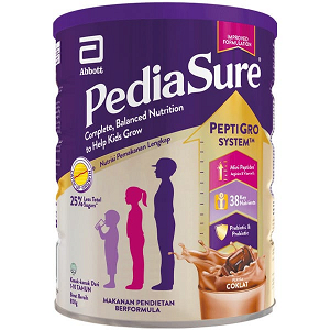 Abbott Pediasure Triplesure Dietary Supplement in Milk Form, Chocolate Flavor 400g