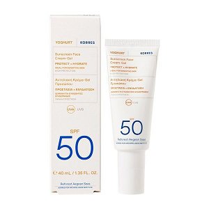 Korres Yogurt sunscreen face-eye spf50
