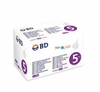 BD Microfine-Fine 0,25 mm(31G) X 5 mm