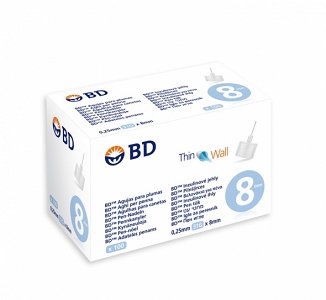 BD Microfine-Fine 0,25 mm(31G) X 8 mm