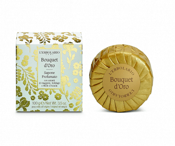 L' Erbolario Bouquet D΄Oro Perfumed Soap Golden Bouquet 100g