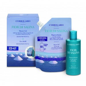 L' Erbolario Fior Di Salina Shower Gel 250ml & Eco Refiller 500ml