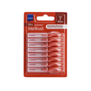 InterMed Ergonomic Mini Interdental Brushes Ρed 0.5mm