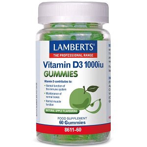 Lamberts Vitamin D3 1000iu 60 Gummies