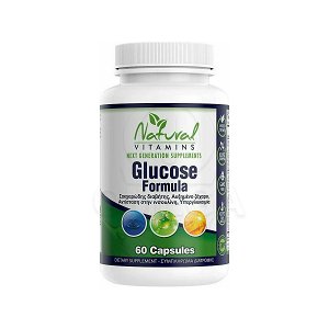 Natural Vitamins Glucose Rx 60caps