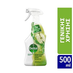 Dettol Power & Fresh Multi-Purpose Cleaner Spray Green Apple, 500ml