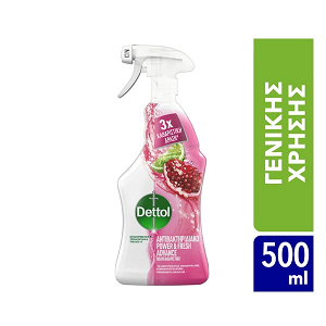 Dettol Power & Fresh Multi-Purpose Cleaner Spray Pomegranate & Lime, 500ml