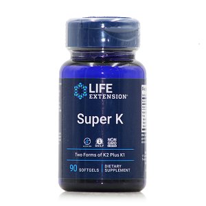 Life Extension Super K with advanced K2 90caps Healthy Bones and Arteries