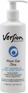 Version Wash Gel Aha Face Cleansing Gel