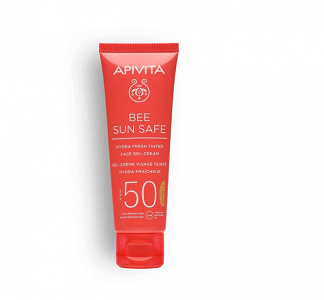 Apivita Bee Sun Safe Hydra Face Cream SPF50 Tinted 